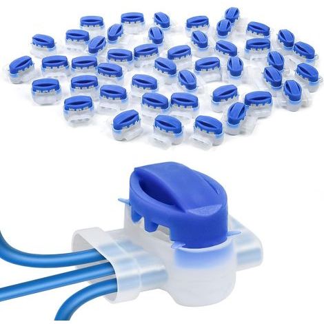 OFFCUP Gel-Filled Resin Cable Connectors, Pack of 45, Robotic Lawnmower Connector for Automower Original Robotic Lawnmowers, Outdoor Garden Lawnmower, Waterproof (1/5)
