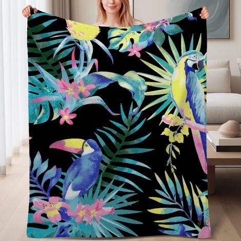 Couverture polaire ultra-douce pour enfants 60x80 pouces, parfait pour lit, canapé, voyage, camping (1/4)