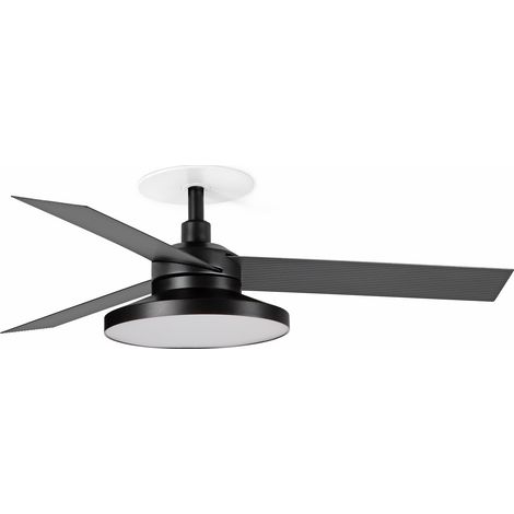 CRUISER RECESSED TAK S Ventilatore nero/aluminium 3000K (1/2)