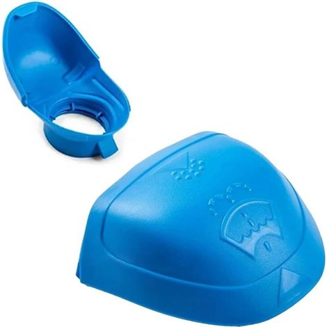 Entonnoir grand format pour réservoir lave-glace – compatible VW, Skoda, Audi – référence 6V09595485 / 000096706 – bleu