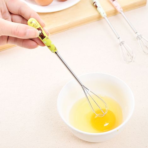 Fouet Mini - Acier Inoxydable Et Céramique - Pour Battre Œufs Crème Sauce Thé - Résistant À La Chaleur - Lave-vaisselle - 4 Pièces (1/5)