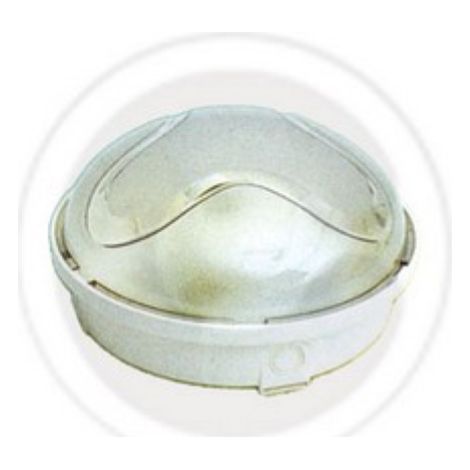 Plafonnier FME Art 62.730 rond E27 blanc pour lampes jusqu&39A  60W blanc