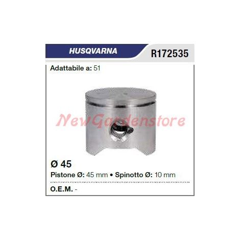 Segmentos de bulón de pistón motosierra HUSQVARNA 51 172535