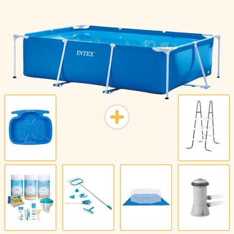Intex Piscine Tubulaire Rectangulaire - 300x200x75 cm - 7-pièces  S20842 (1/3)