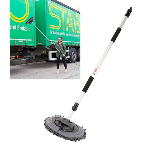Waschbürste DTW165 LKW Bürste Teleskop Stiel 96-165 cm ausziehbar Auto LKW Wohnwagen (1/5)