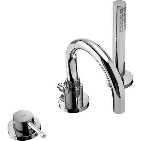 GRIFO MONOMANDO PARA BORDE DE BAÑERA · CON MANETA