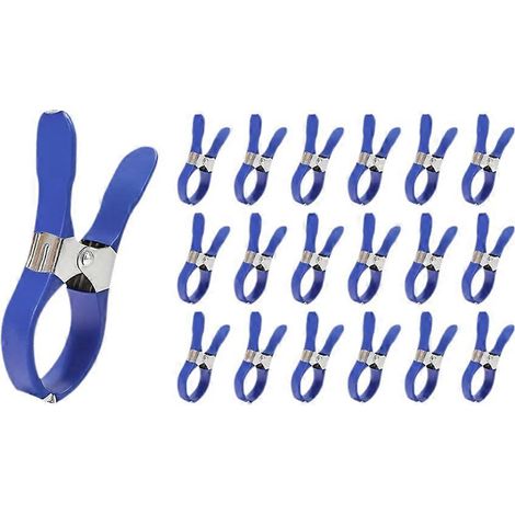 18 pinces de fixation pour couverture de piscine hors sol, résistantes au vent (1/5)
