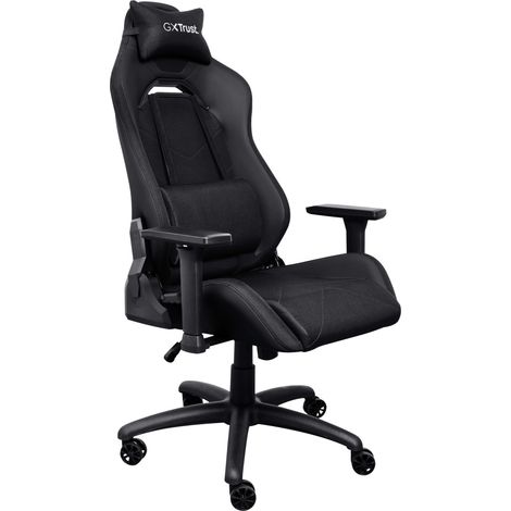Trust GXT 714 Ruya Silla de juego negra confortable (1/4)