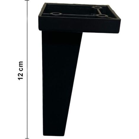 Piede per mobile nero 12 h Y834NE