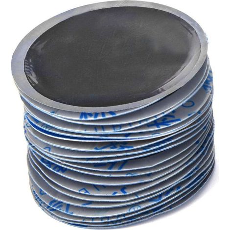 Tire repair patch, 80 pieces/box, 58 mm, round, natural rubber, for puncture repair, quick repair, cold patch, tubeless patches (1/5)
