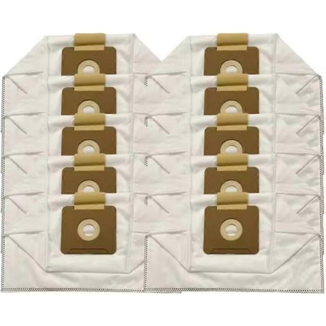 Sacs à poussière pour aspirateur Karcher VC2 - Pièces de rechange - Sacs à poussière non tissés - Lot de 10 (1/5)