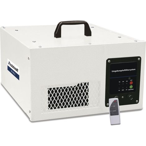 Système de filtration d'air 3 vitesses volume 595 / 680 / 765 m³/h filtration 99% 5 microns 0,1 kW 230V Holzkraft LFS101-3