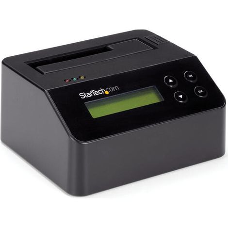 StarTech.com SDOCK1EU3P2 duplicador de datos y soporte Duplicador de HDD/ SSD (discos duros/unidades de estado sólido) 1 copias Negro (1/4)