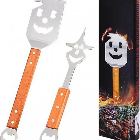 Accessoires De Barbecue Multifonctions - Spatule 7 en 1 - Métal - Ustensiles Innovants - Outil Pratique (1/5)