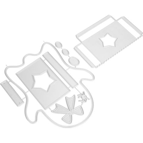Stanzform aus Kohlenstoffstahl für Geburtstagskarten, Prägeschablone zum Selbermachen von Scrapbook-Alben (1/5)
