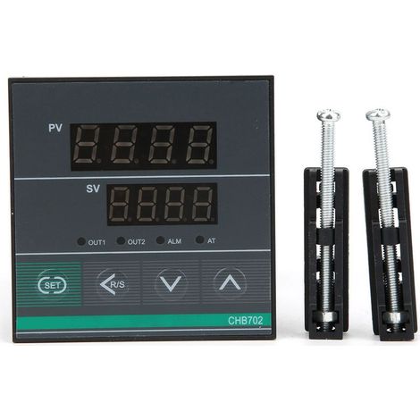 BERM CHB702 Thermostat Intelligent affichage numérique régulateur de température relais/sortie SSR AC180-240V 0-400 ℃ (1/5)