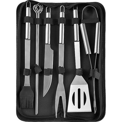Edelstahl BBQ Grill Set - Mit Tragetasche - Hochtemperaturbeständig