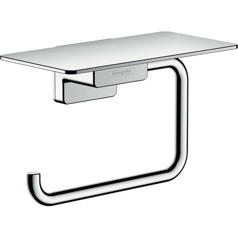 Hansgrohe AddStoris - Papierrollenhalter mit Ablage, verchromt 41772000 (1/5)