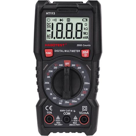 Multimetro digitale universale Habotest HT113 (1/2)