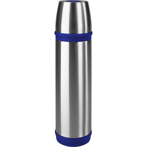 Emsa 502472 Captain Bottiglia Termica con Chiusura a Vite, Acciaio Inossidabile, Blu, 0,5 L (1/5)