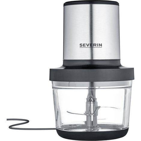Severin KM 3867 Tritatutto 400 W Nero (opaco), Acciaio inox (spazzolato), Vetro (1/5)