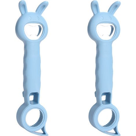 Ouvre-Boîtes Lapin - Ouvre-Canettes Multifonction 4-en-1 - Pour Boissons et Canettes - 1 Pièce (1/5)