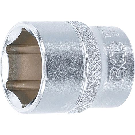 Llave de vaso hexagonal  entrada 10 mm (3/8")  19 mm (1/3)