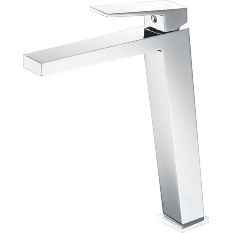IMEX Hochdruck-Waschbeckenarmatur aus verchromtem Messing und Zamak mit Keramikkartusche Ø26 mm und 3-8 Flexschläuchen – Modell Art Miscelatore monocomando (1/3)