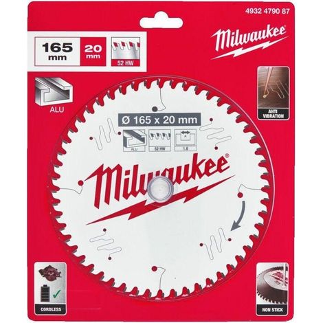 Milwaukee Lama di sega circolare ad alte prestazioni 165 mm