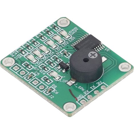 Capteur de pression module de débogage PCB avec affichage LED et buzzer, échantillonnage en temps réel, carte de test pour arduino et bricolage (1/5)