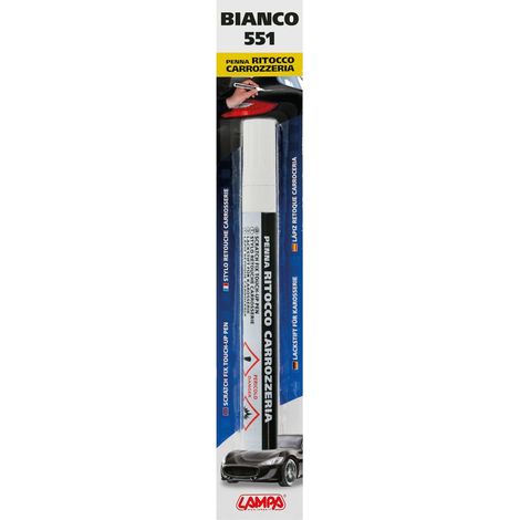Penna ritocco carrozzeria - Bianco - 551