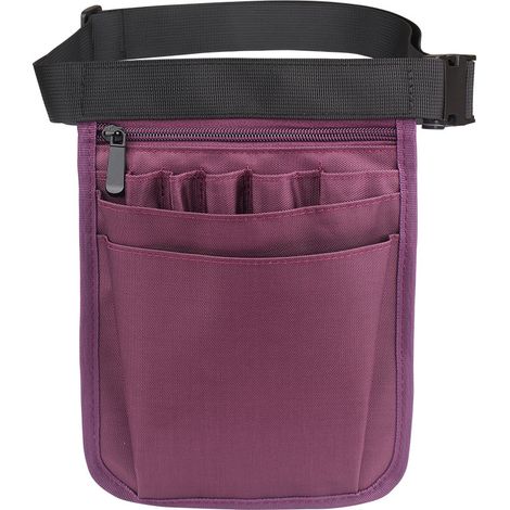 Sac banane pour infirmières, sac organisateur violet pour matériel médical (outils non inclus)