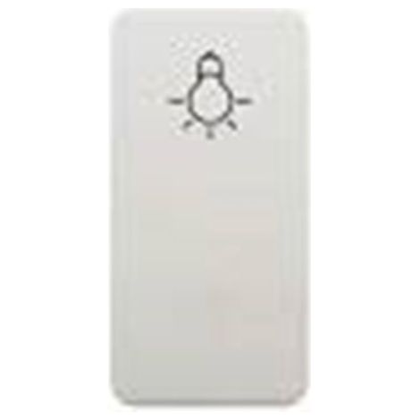 Pulsante lampadina stretta BIANCO BJC 16717