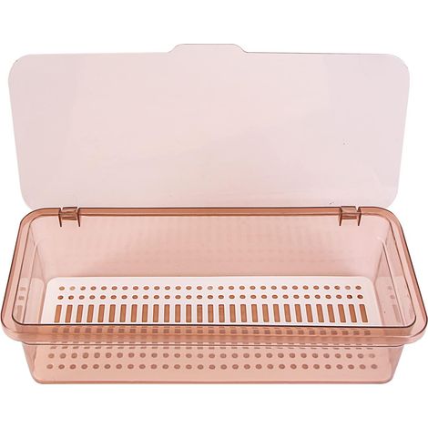 Cutlery Tray with Lid Drawer Utensil Organizer Silverware Holder Countertop Container