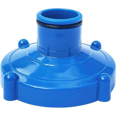 1 Adaptateur Tuyau Piscine 32mm Filetage 80mm Plastique PC Bleu Pour Nettoyage (1/5)