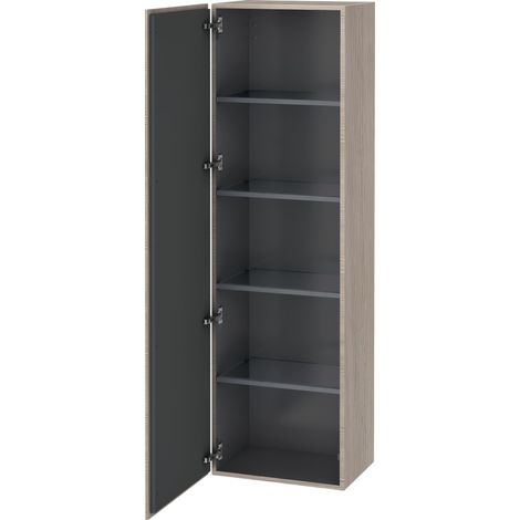 Mobile alto Duravit L-Cube L-Cube, larghezza 500 mm, profondità 363 mm, 1 anta, cerniera sinistra, colorazione: Pino Argento Decor - LC1181L3131 (1/4)