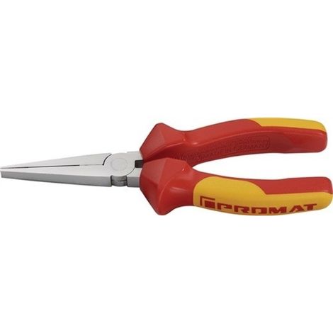 Alicate B/Plana Recta Larga 160Mm Cromado Vde M/Bim Promat