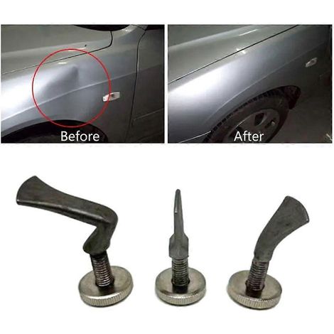 Ensemble de 3 pinces de débosselage pour carrosserie automobile, outils de réparation de bosses sur tôle. (1/4)