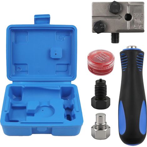 Kit de canalisation de frein pour conduites de frein DIN, 4,75 mm (3/16") - Outil de freinage universel pour systèmes de freinage de voiture (1/5)