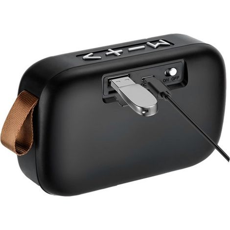 Mini Haut-Parleur Bluetooth, Haut-Parleur Stéréo Portable sans Fil avec Appel, Carte Mémoire, USB, Fonction FM, pour Intérieur Extérieur (1/5)