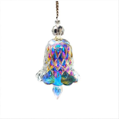 Carillon éolien suspendu à une fenêtre, cloche en verre, attrape-soleil, décoration intérieure et extérieure (1/5)