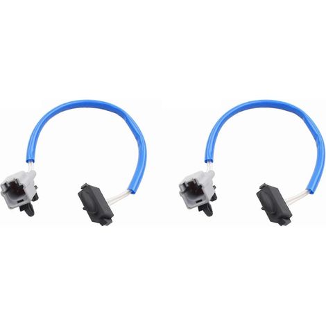Lot de 2 poignées de porte extérieures avec bouton-poussoir intelligent (référence 25210-JE20A) pour Nissan Tiida, Livina et Micra K12 (2005-2019). (1/5)
