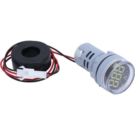 Ampèremètre numérique universel, témoin lumineux, 220 V CA, AD16-22DSA, blanc (1/5)
