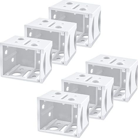 Lot de 8 supports de store vénitien pour fenêtre, mini supports de store, supports de montage pour stores vénitiens, convient pour montage intérieur et extérieur (1/5)