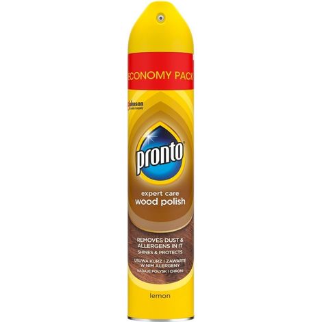 Spray pour meubles en bois PRONTO Expert Care au citron 300 ml