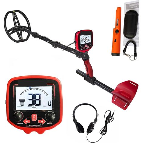 Détecteur de métaux pour adultes Détecteur de métaux souterrains TX 850L, puissant détecteur d'or, chasseur de trésors, détecteur de pointeur Étanche professionnelle améliorée de plus grande p ( Color (1/5)