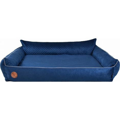 Cama ortopédica Rocky azul marino M - 83 cm x 73 cm (1/5)