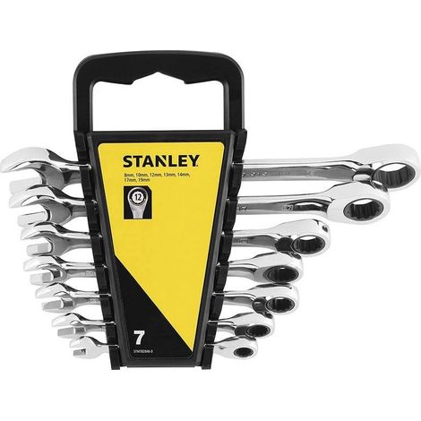 Clés mixtes à cliquet - 7 pcs - STANLEY - STMT82846-0