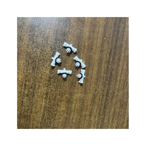 Clip de garniture de toit argenté ID4 10A853585, pièce neuve assortie (1/5)