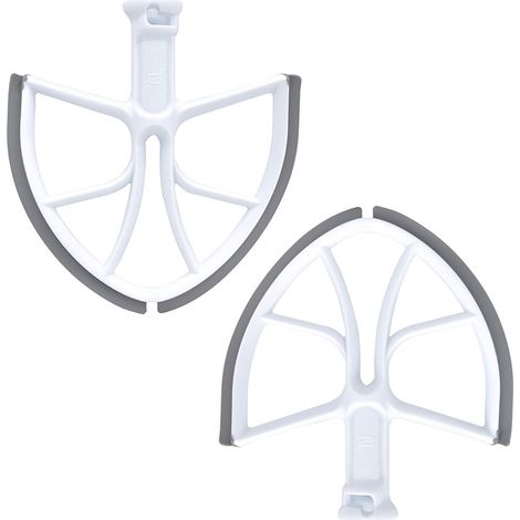 2 Pack, Mixing Paddle, 6qt Mixing Head, Blade Shape Plastic Flour Mixing Paddle, Chubao 6qt Mixer Accessories (1/5)